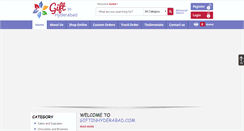 Desktop Screenshot of giftinhyderabad.com